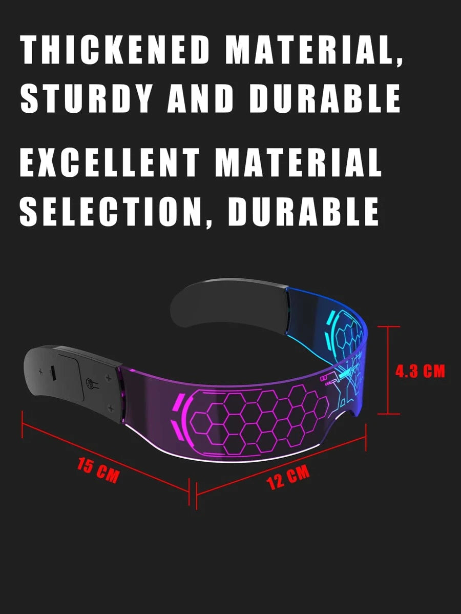 Cyberpunk LED Glasses - 7 Colours